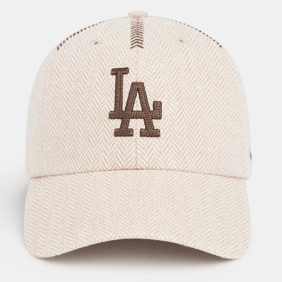 Madhappy LA Dodgers '47 Clean Up Baseball Hat Sandalwood Beige Brown OS - Picture 1 of 15